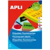 Agipa, Etiketten, Adress-Etiketten, 99,1 x 67,7 mm, neongelb