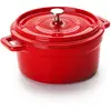 Ibili-Cocotte Minitopf, emailliertes Gusseisen, 13x8 cm, 500 ml, rot