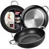 Ibili Honda 2 Griffe I-chef Bratpfanne 36 Cm Silber Silber One Size