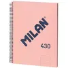 Milan Spiralblock Liniertes Papier 80 Blatt A4 Serie 1918