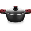 BRA Premiere A410320, 3 l, Schwarz, Rot, Aluminium, Keramik, Gas, Halo...