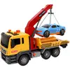 Speed&go 39058 Reibungskran-lkw Mit Licht Und Sound 1:10
