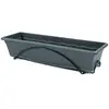 Plastiken 74809 Balkon-blumenkasten Mit Integrierter Platte Und Anthra...