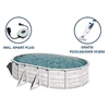 GRE Ovaler Stahlwandpool mit Nordicoptik KITPROV618N   610 x 375 x 132...