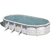 GRE Ovaler Stahlwandpool mit Nordicoptik KIT730N   730 x 375 x 120 cm,...