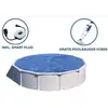 GRE Runder Stahlwandpool in Weiß KITPR558   Ø 550 x 132 cm, Komplettse...