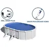 GRE Ovaler Stahlwandpool in Weiß KITPROV508   500 x 300 x 132 cm, Komp...