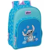 Anpassbarer Rucksack Safta Disney Stitch Hawaii Blau 26x11x34 cm