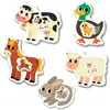 5-teiliges Puzzle Tiere auf dem Bauernhof Educa 20x25x4 cm