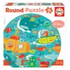 28-teiliges rundes Puzzle unter dem Meer Educa 31x26x5 cm