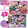 Puzzle aus 2 x 20 Teile Educa Minnie 19x24x4 cm