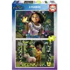 Puzzle von 2 x 48 Teile Disney Encanto 21,5x31,5x4,5 cm