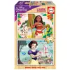 Educa 2x50 Teile Disney Princess Vaiana + Snow White Puzzle