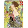 Educa Dame Mit Fächer Gustav Klimt Puzzle 1000 Stücke