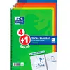 Oxford Hamelin Notizbücher A4 4x4 Kariert Softcover 80 Blatt Packung 4...