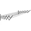 Sauvic 10-stangen-wäscheleine Ausziehbar Aus Edelstahl 160 Cm