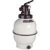 Cantabric Poolfilter mit Top 5 +1 Wege Ventil 750 mm für 100 bm
