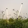 LED-Erdspießlampe Bambou 1068, schwarz, Alu/Glas, Höhe 80 cm