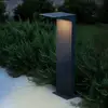 LED-Solarwegeleuchte Soleil, anthrazit, Metall, IP54, Sensor