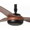 Deckenventilator Punt M, DC, schwarz/Holz dunkel