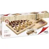 Cayro Schach Dame Und Backgammon Holzbrettspiel 29x29 Cm