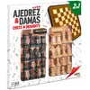 Cayro Schach+dame Komplettes Holzbrettspiel 40 Cm