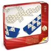 Brettspiele Domino dreieckig Holz Metall Cayro 27x27x5,7 cm