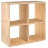 Astigarraga 2x2 Dynamisches Modulares Regal Aus Massivem Kiefernholz