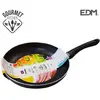 Edm Basic Line 30 Cm Antihaft-pfanne Schwarz Schwarz One Size