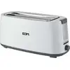 EDM Toaster Weiß Design Doppelschlitztoaster 1400W