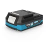 Koma Tools 20v 2a Batterie Schwarz Schwarz One Size