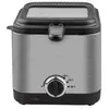 Kuken Edelstahl Fritteuse Mit Glasdeckel 1l 900w