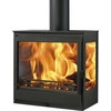 Kaminofen Panadero Onix Wall Stahl schwarz 7,8 kW