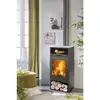 PANADERO Nijar Holzofen 6,3 kW Ecodesign mit Aufsatz-Heizplatte   190 ...