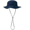 Sonnenhut Buff Solid Blau S/M