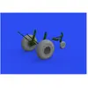 Eduard B-17 wheels cross tread 1/48 for HKM