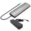 i-tec USB-C Metal Nano 2x HDMI Docking Station, PD 100W + Charger 100W