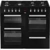Beko PF335325DB, Freistehender Herd, Schwarz, Drehregler, Berührung, E...