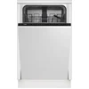 Beko DIS35026, Voll integriert, Single (45 cm breit), Schwarz, Tasten,...