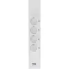 Beko HIGG 64123 SW, Weiß, Integriert, 60 cm, Gaskochfeld, Emailliert, ...