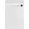 Beko DVN06430W, Freistehend, Standardgröße (60 cm), Weiß, Schwarz, Wei...