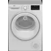 Beko B3T42239, Freistehend, Frontlader, Wärmepumpe, Weiß, Tasten, Dreh...