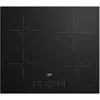 Beko HII64200SMT, Schwarz, Integriert, 60 cm, Zonen-Induktionskochfeld...