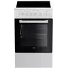 Beko FSS57100GW, Freistehender Herd, Weiß, Drehregler, Weiß, Metall, V...