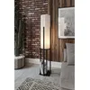 Opviq, Dor - Black, Stehlampen, Schwarz, Spanplatte, 21 x 21 x 160 cm