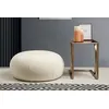 MENZZO Hanah Home, Tina - Bouclet White, Fußhocker & -bänke, Sitzpuff,...