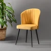 MENZZO Skye Decor, Rubi - Yellow, Stuhlset (4 Stück), Gelb, 100 % MDF,...