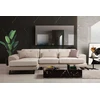 MENZZO Hanah Home, Frido Corner Left (Chl+3R) - Ecru, Ecksofas, Ecru, ...