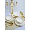 Hermia Concept Geschirr-Set Derya (24-tlg), 6 Personen, Porzellan, 24 ...