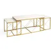 Hanah Home, Couchtisch + Beistelltisch, Defne (50 x 100 x 52 cm)